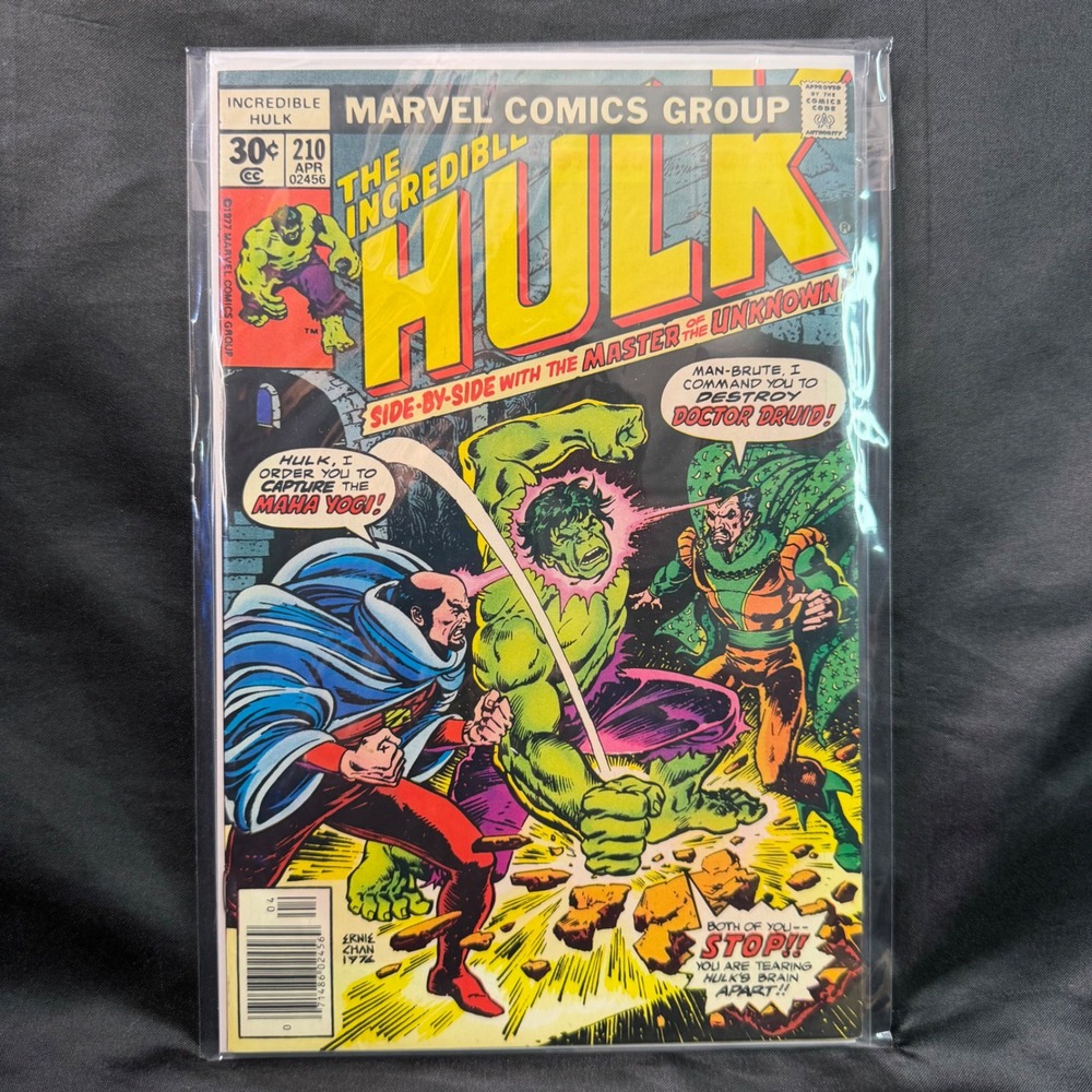 Marvel Comics The Incredible Hulk #210 April 1977 Maha Yogi Doctor Druid